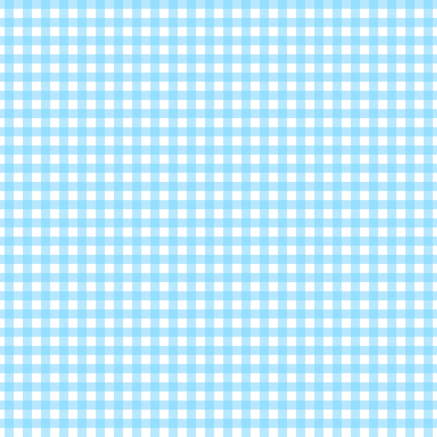 Pastel Blue Plaid Handmade