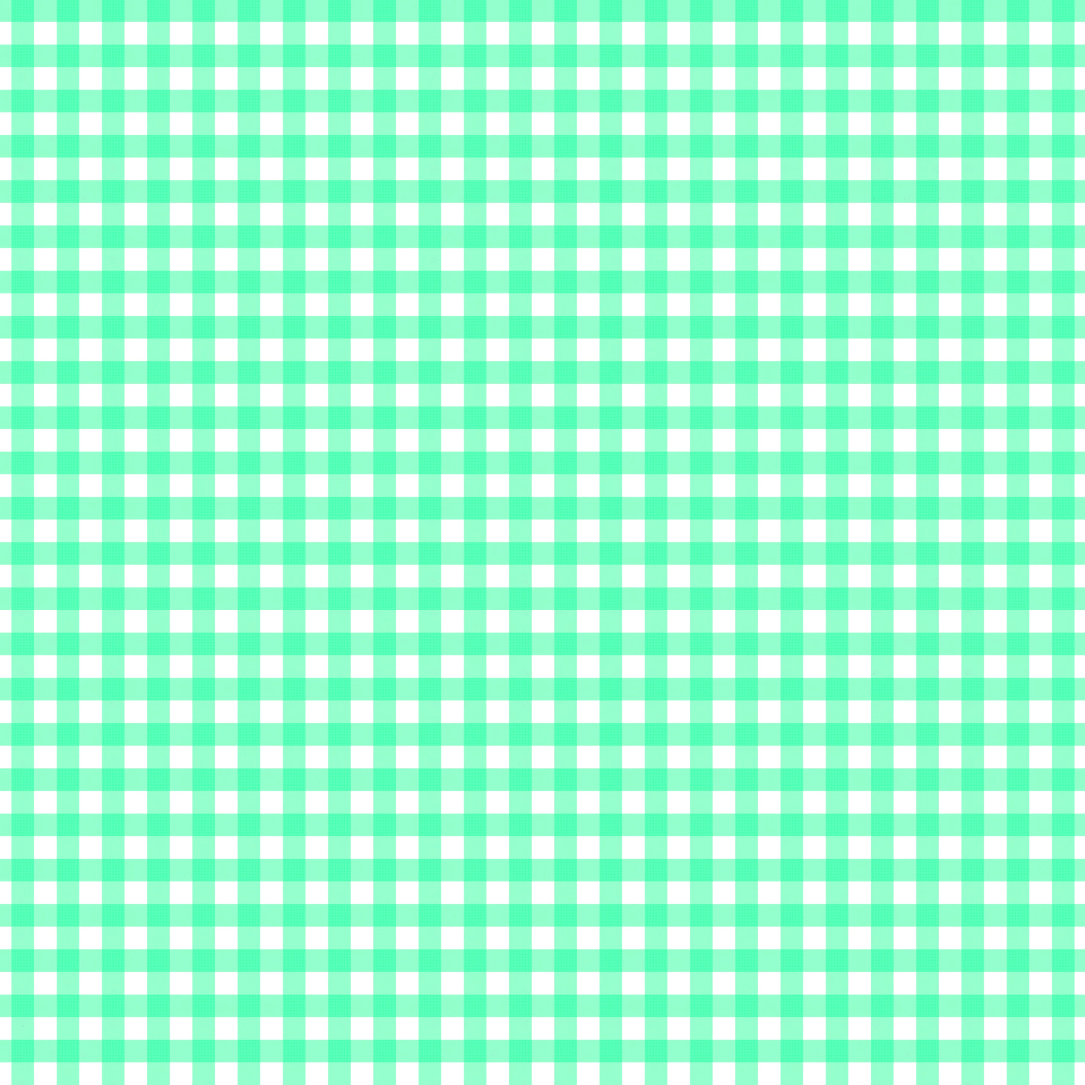 Pastel Green Plaid Handmade