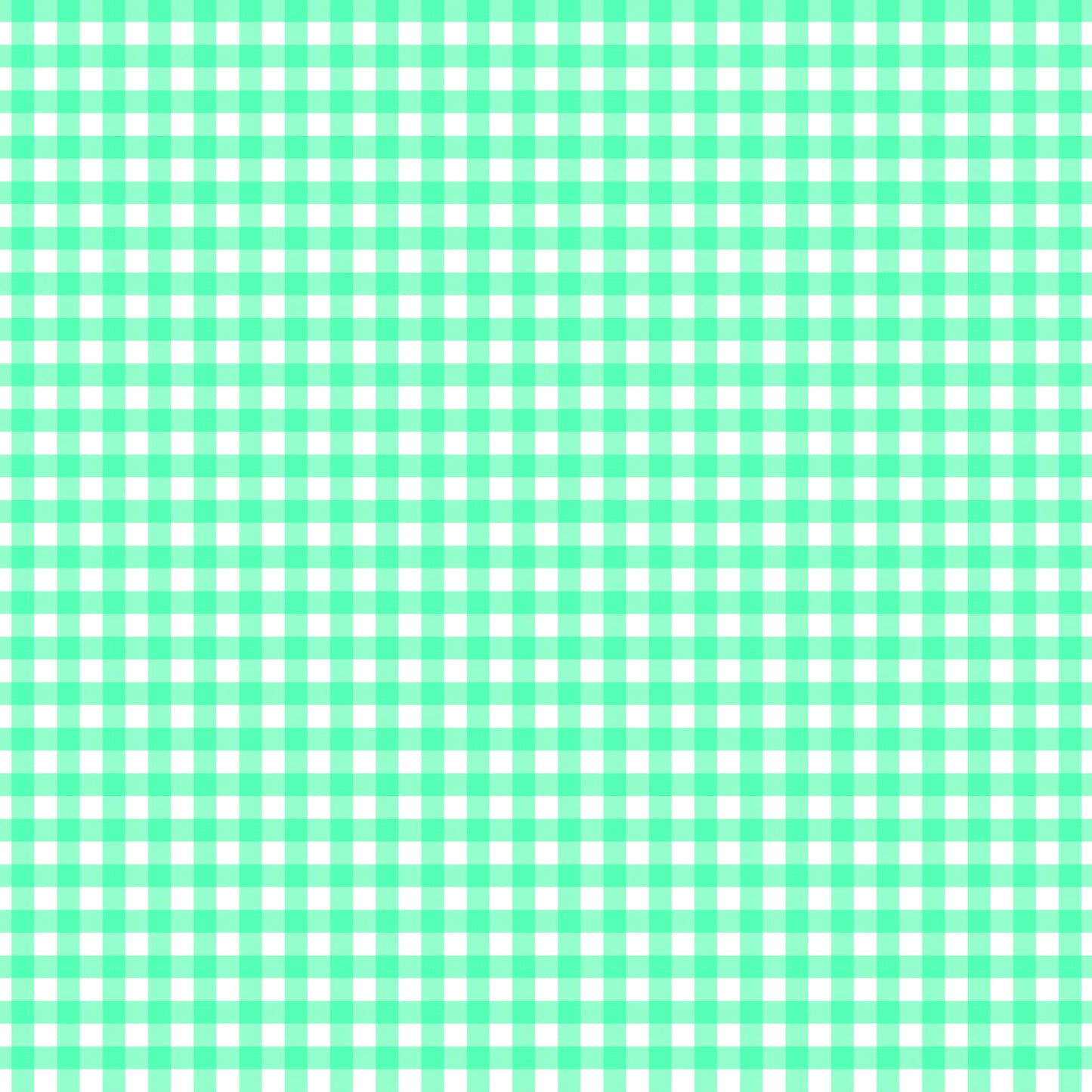 Pastel Green Plaid Handmade