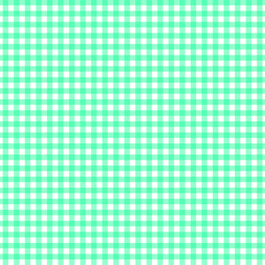 Pastel Green Plaid Handmade