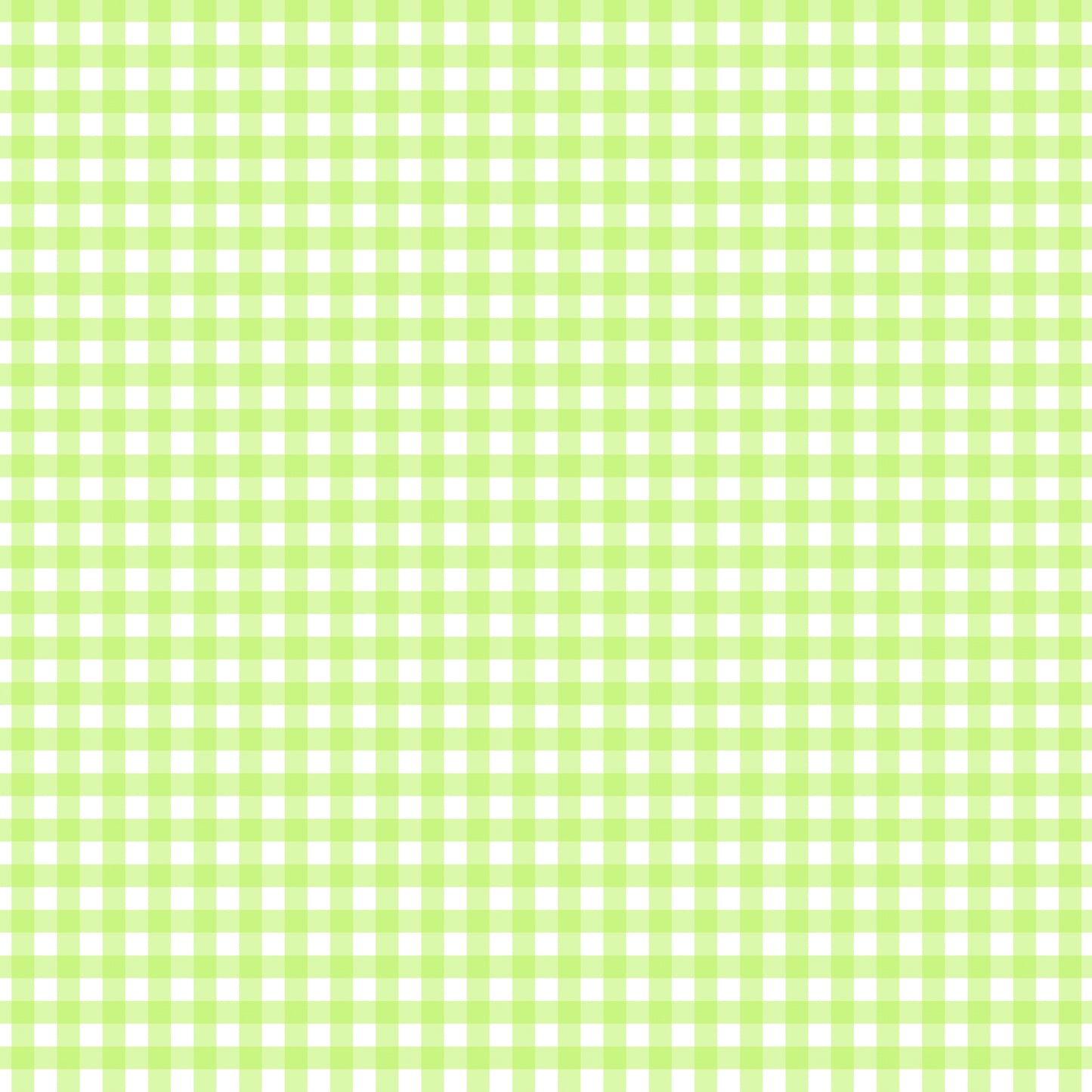 Pastel Green Plaid Handmade