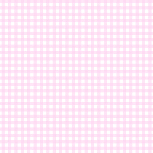 Pastel Light Pink Plaid Handmade