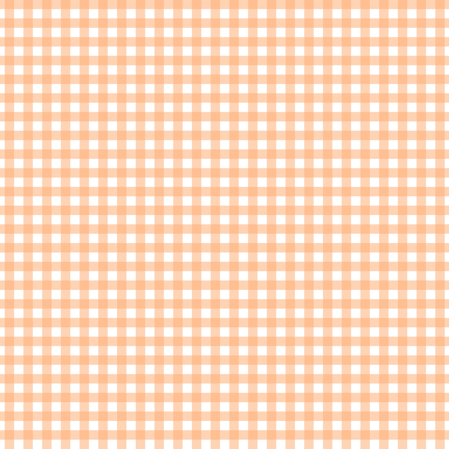 Pastel Orange Plaid Handmade