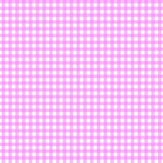 Pastel Pink Plaid Handmade