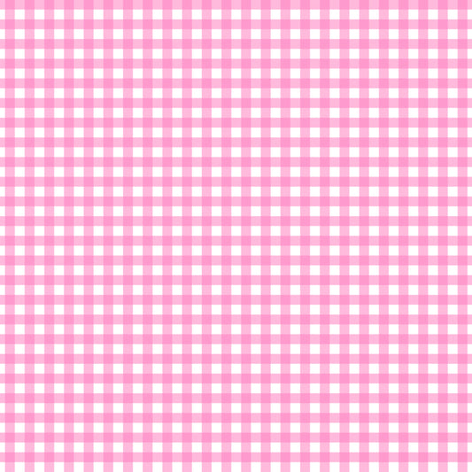 Pastel Pink Plaid Handmade