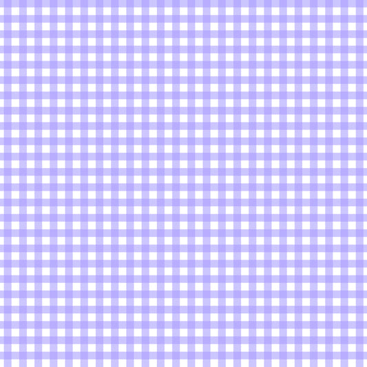 Pastel Purple Plaid Handmade