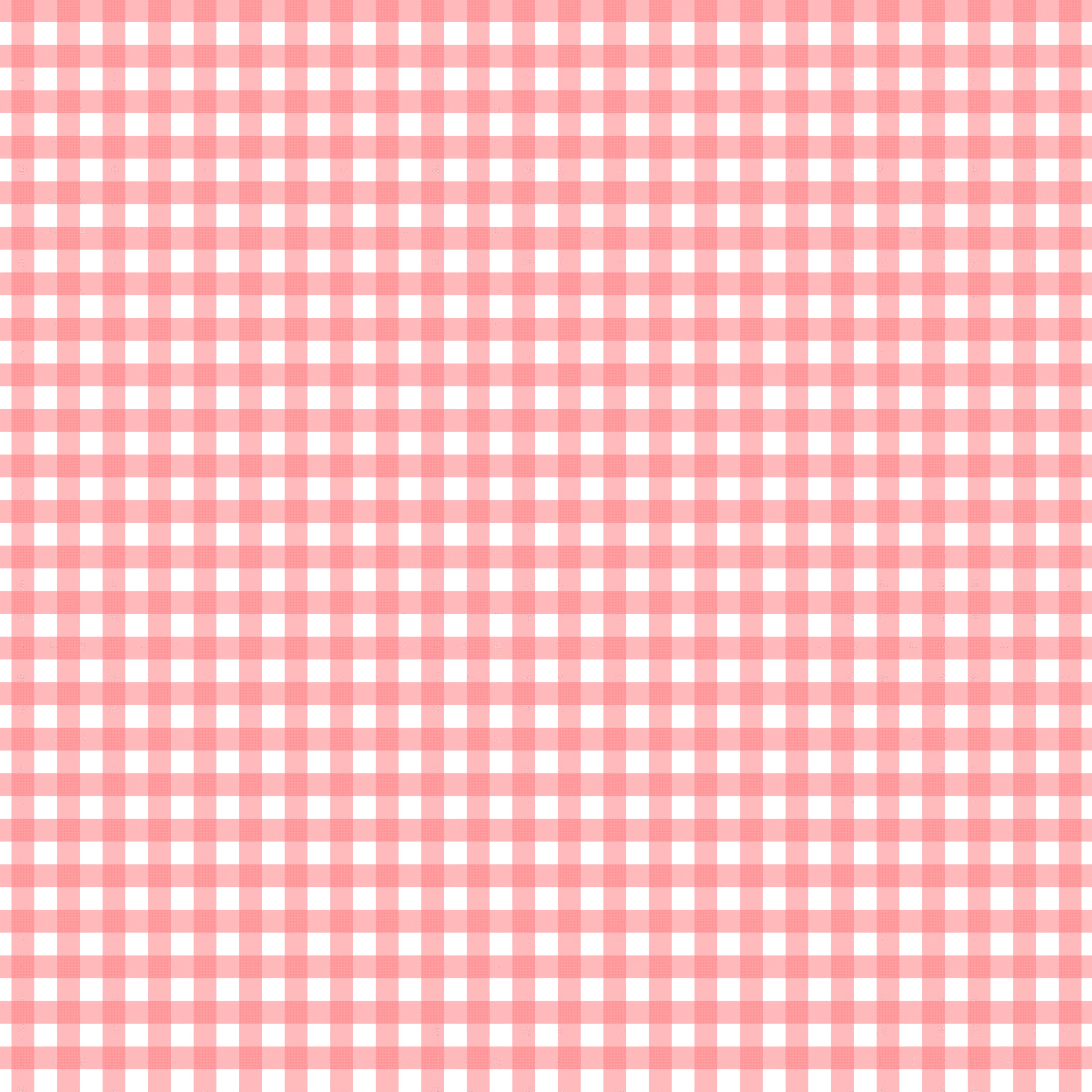 Pastel Red Plaid Handmade