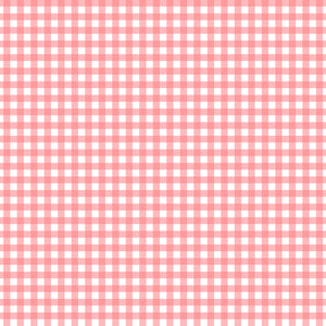 Pastel Red Plaid Handmade