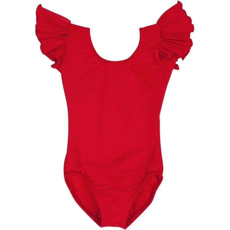 Infant Red Flutter leotards