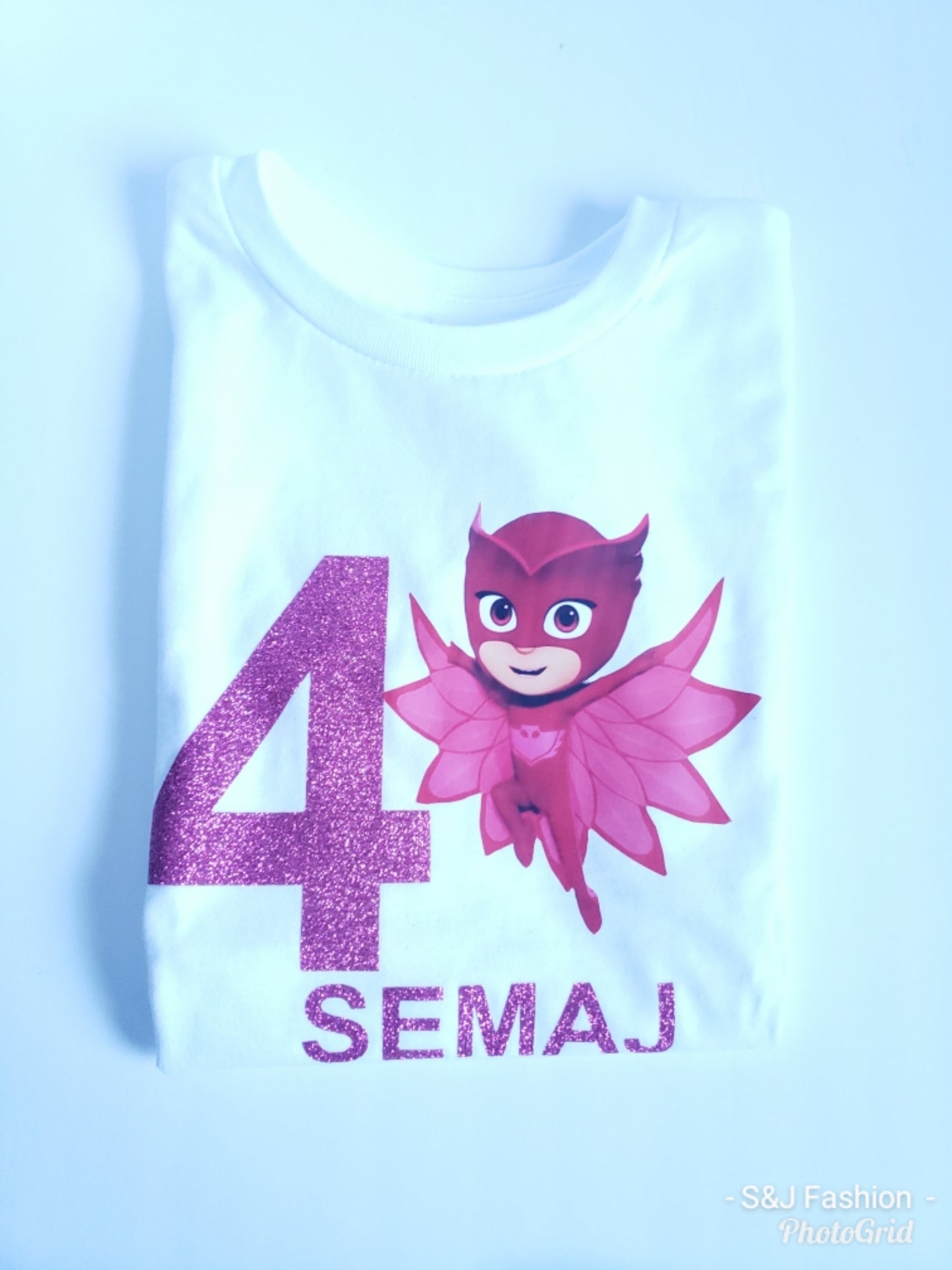 PJ Mask Birthday Shirt Boys Shirt Girls Shirt Personalized