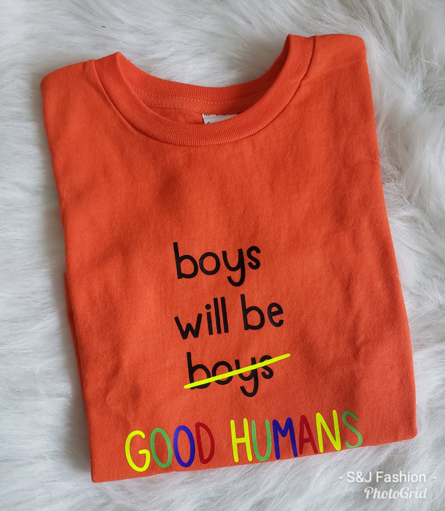 Boys will be good humans Boys Shirt