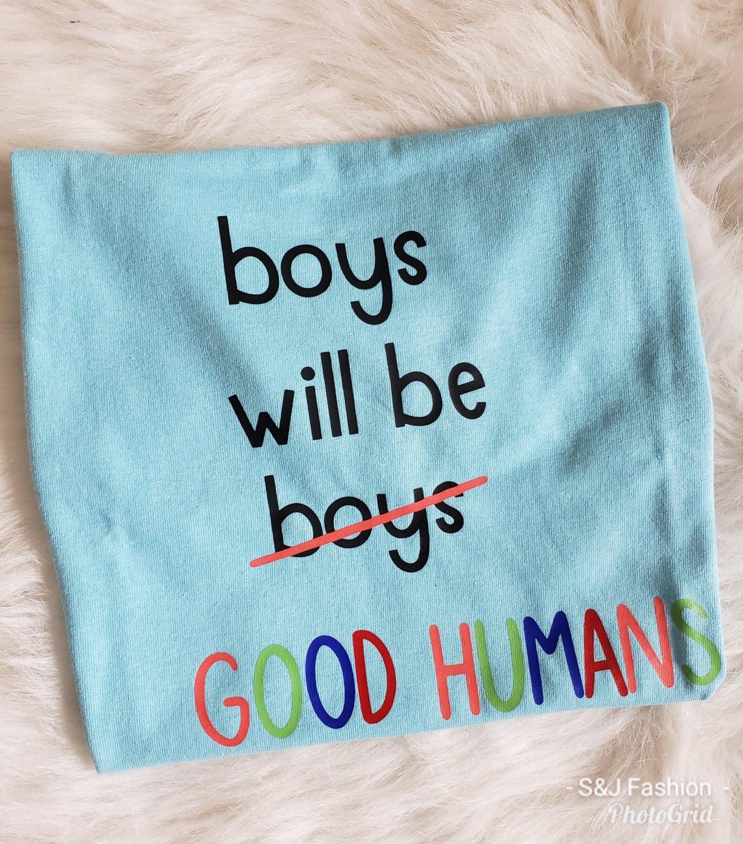 Boys will be good humans Boys Shirt