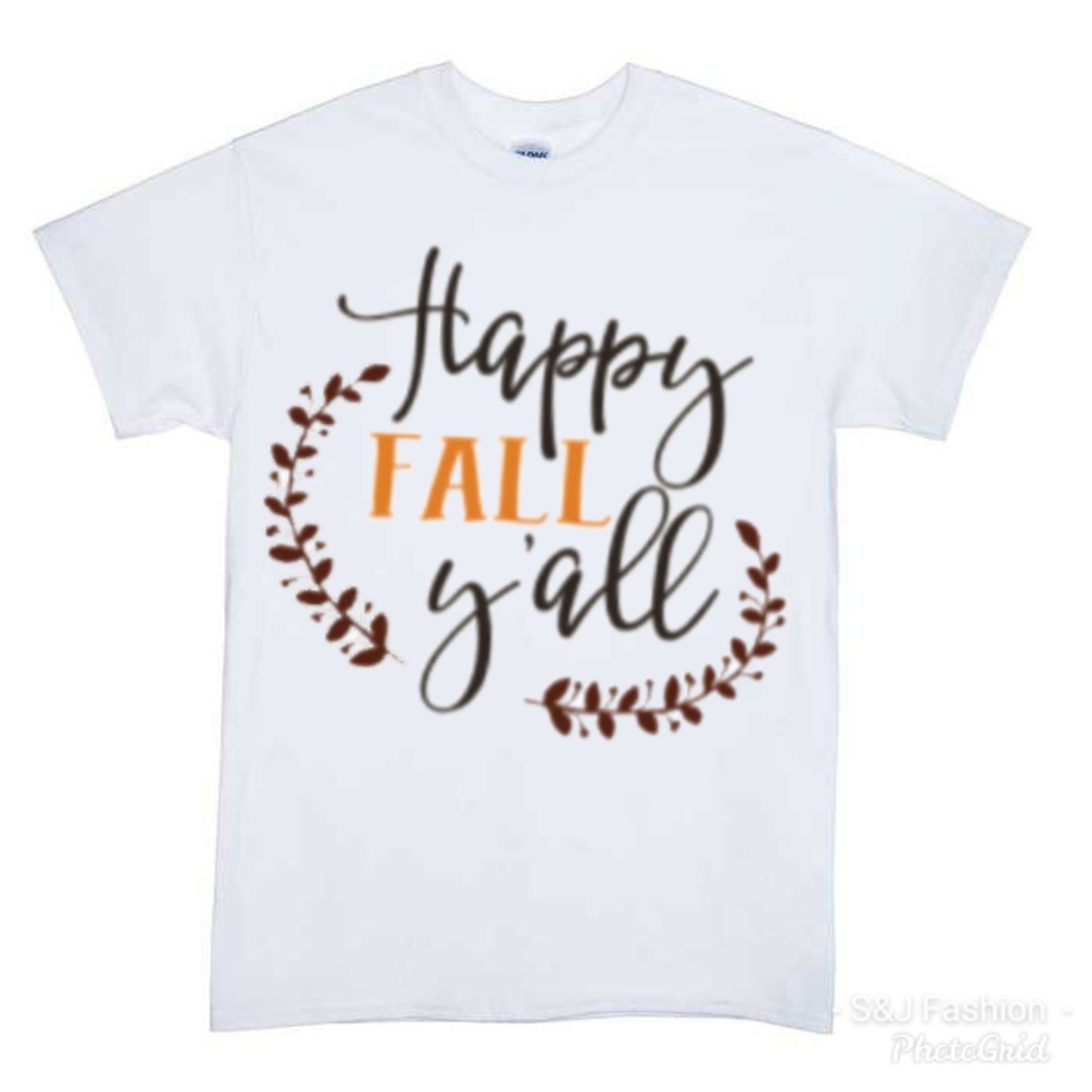 Happy Fall Y'all Girls Shirt Boys Shirt Thanksgiving