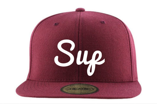 SUP Maroon Snapback Hat Thanksgiving