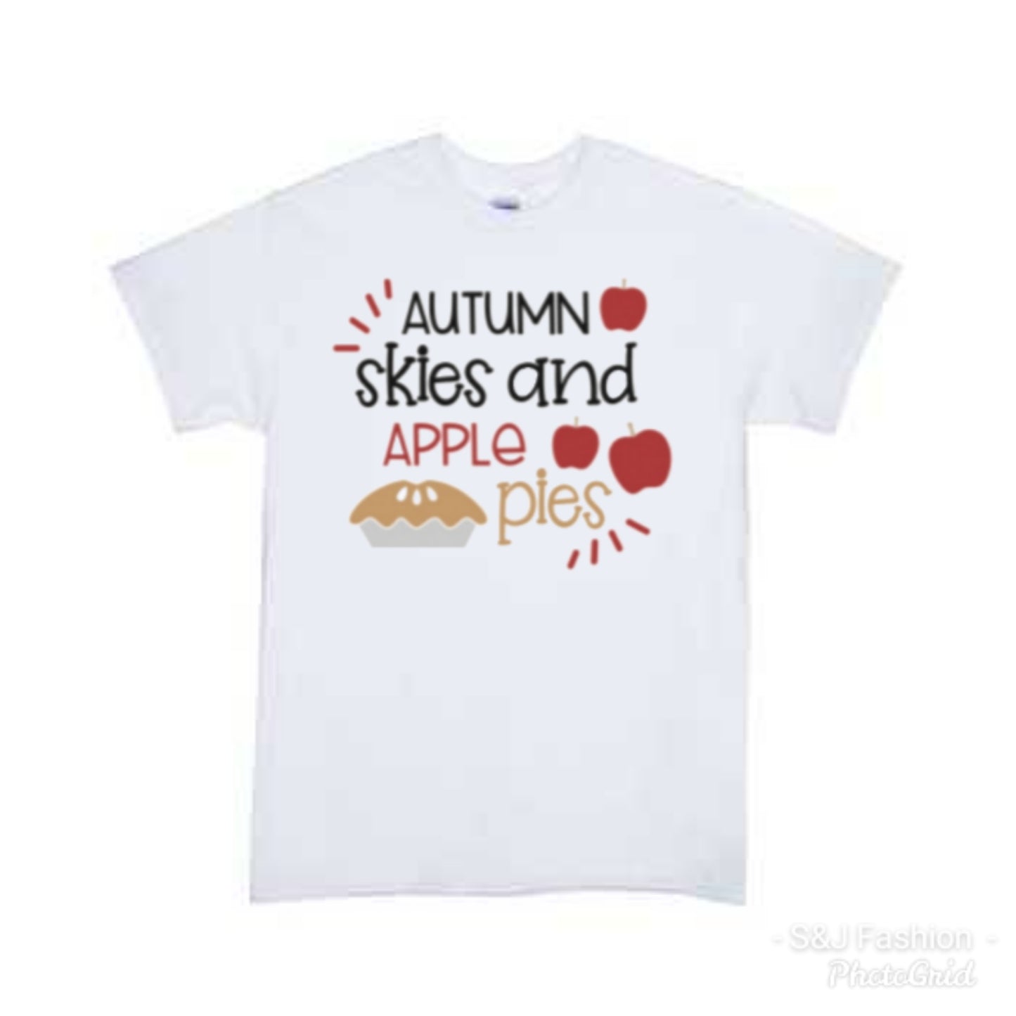 Autumn Skies Girls Shirt Boys Shirt Thanksgiving Fall