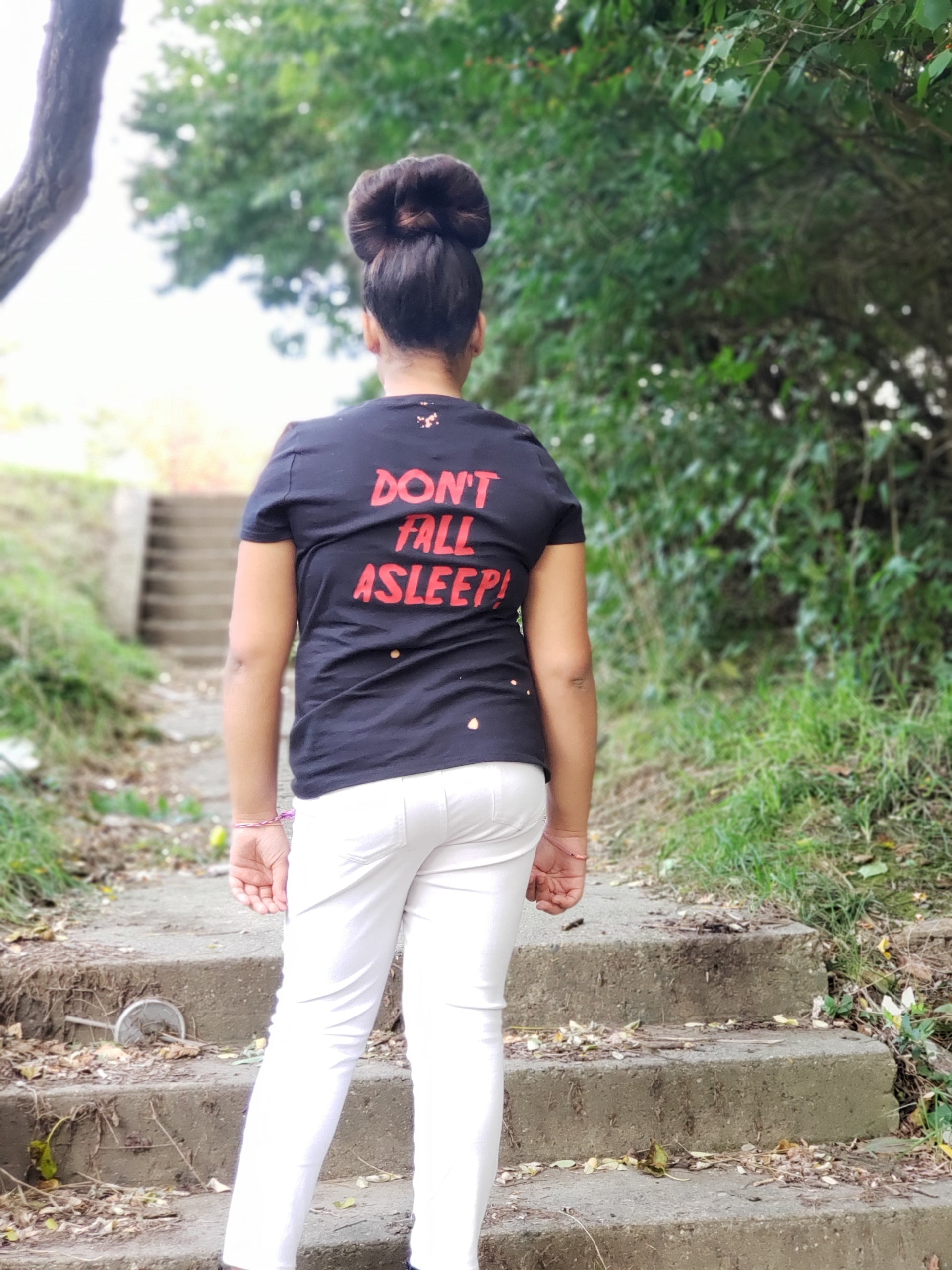 Don't Fall Asleep Girls Shirt Boys Shirt Ladies Shirt Mens Shirt Halloween