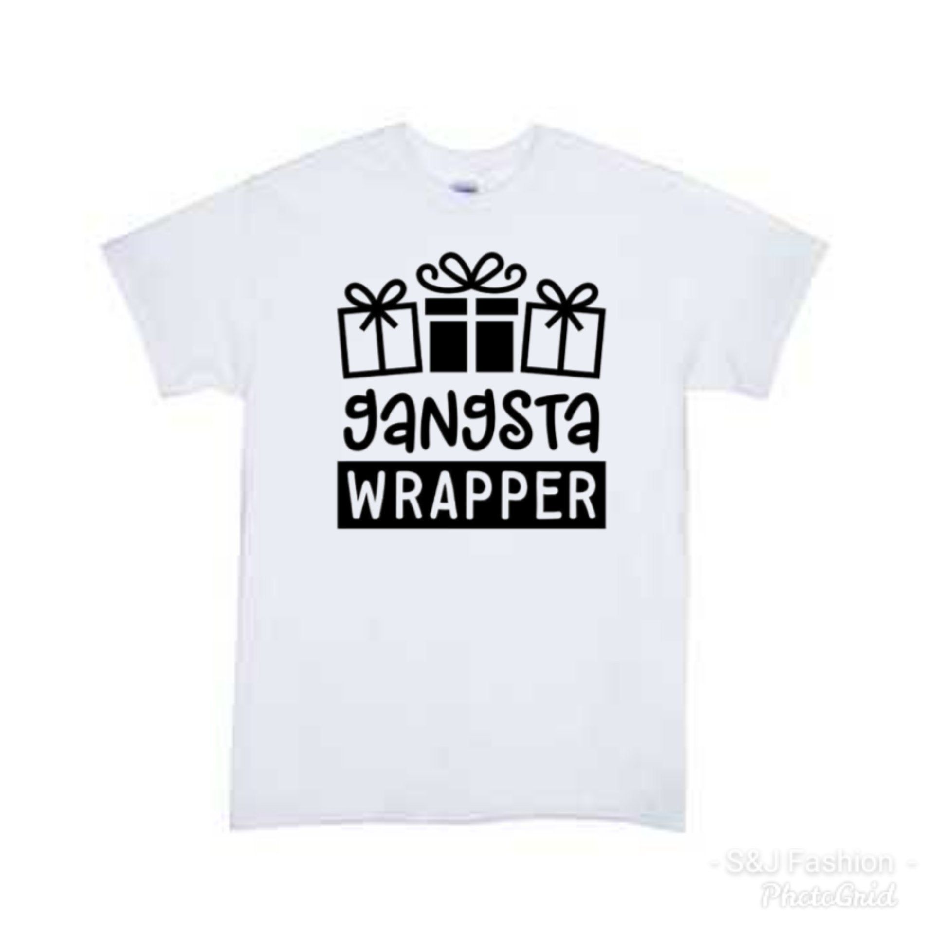 Gangsta Wrapper Christmas Boys Shirt Girls Shirt