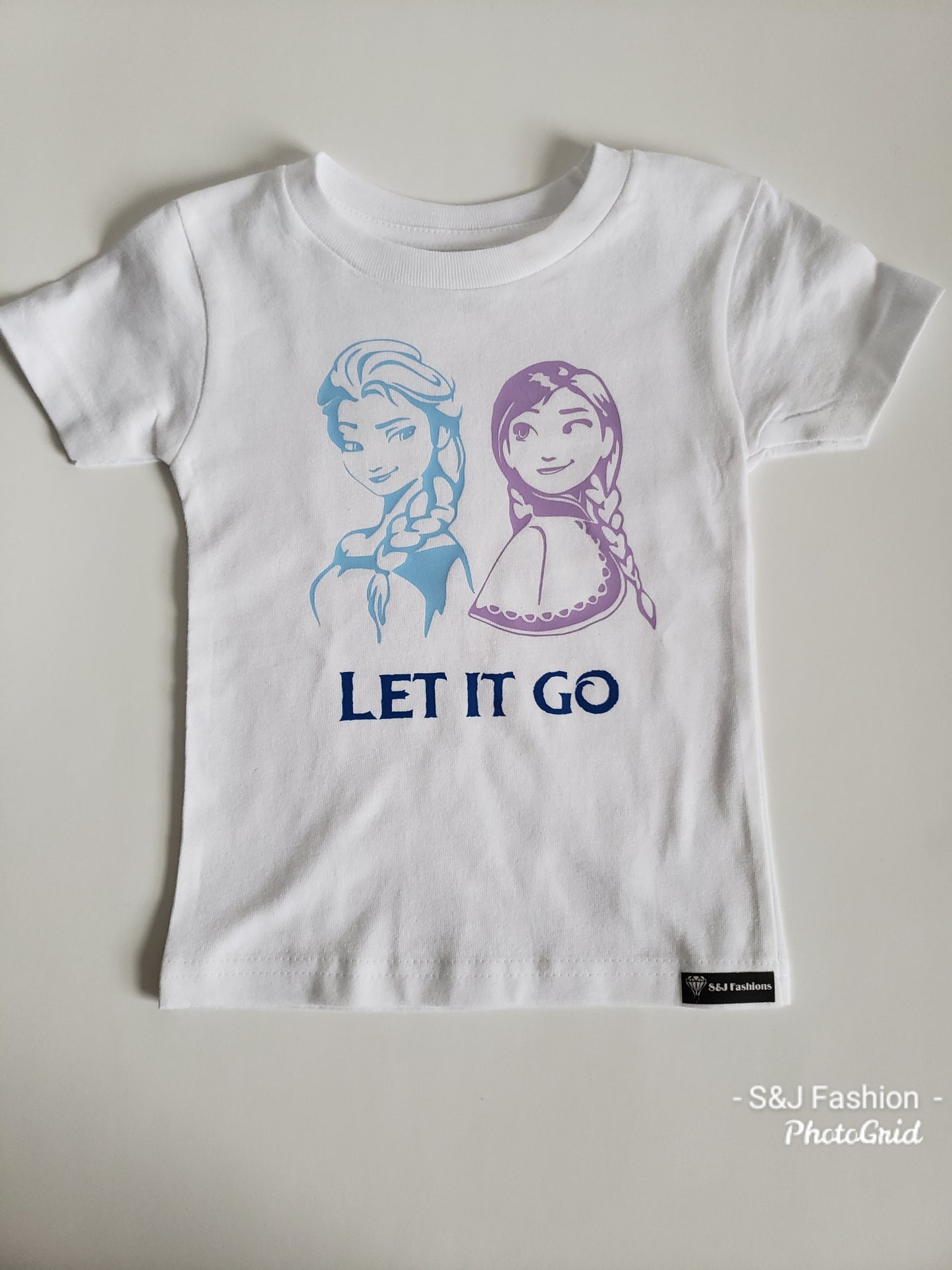 Frozen Let it go Elsa Anna Girls Shirt