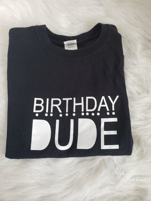 Birthday Dude Boys Shirt