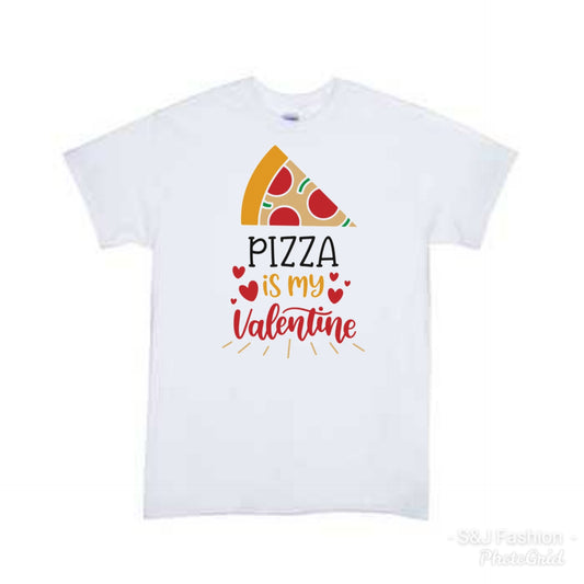 Pizza Is My Valentine's Girls Shirt Boys Shirt