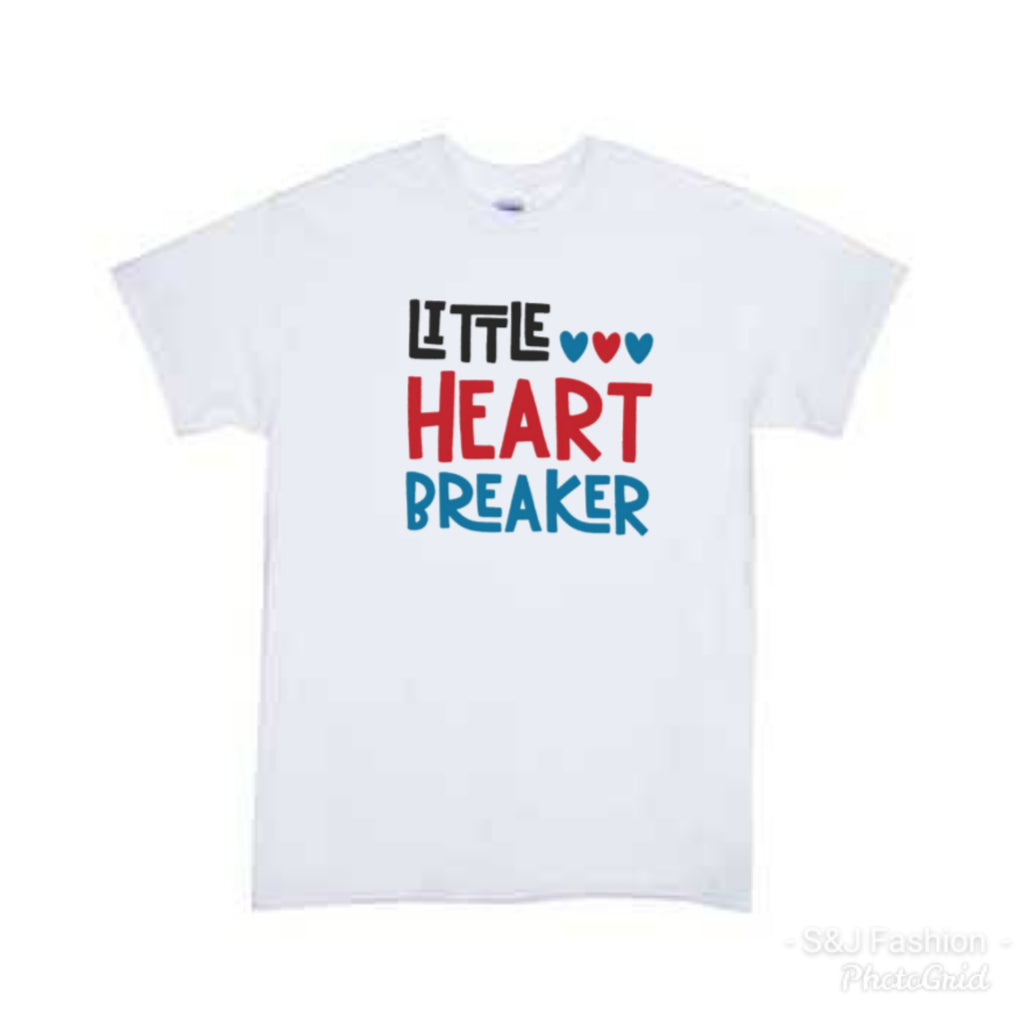 Little heart  breaker Valentine's Boys Shirt