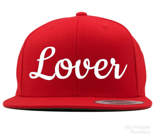 Lover Red Snapback Hat Valentine's