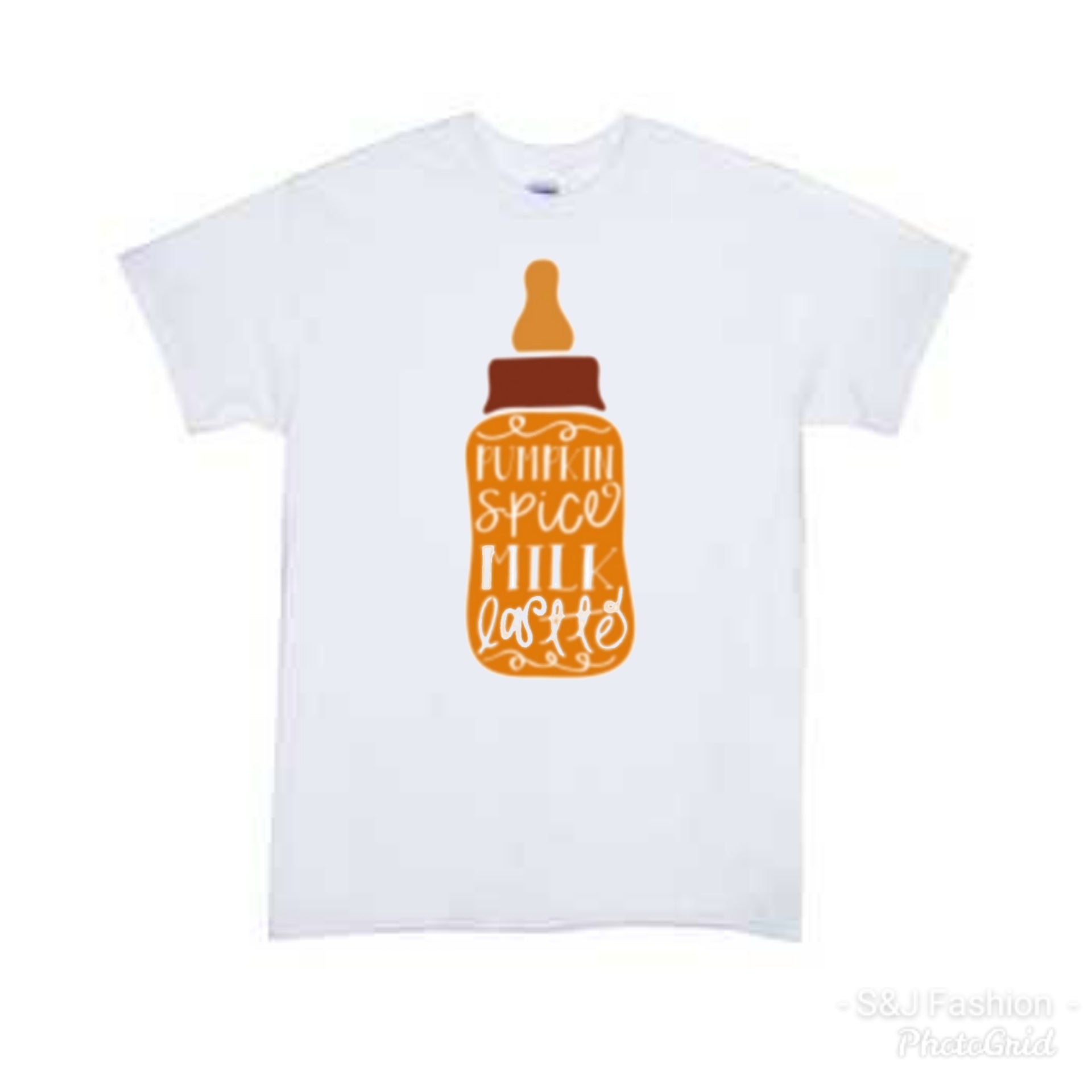 Pumpkin Spice Milk latte Girls Shirt Boys Shirt Fall