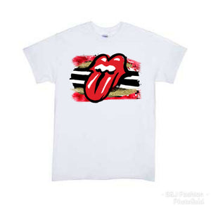 Rock n Roll Rolling Stones Tongue Adult Shirts Ladies Shirt Mens Shirt