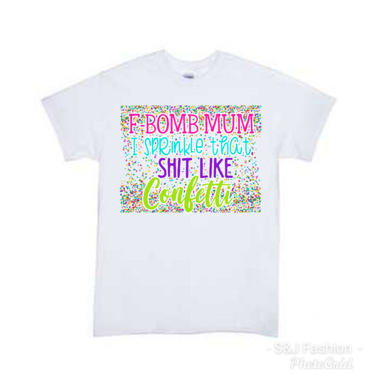 F Bomb Mum Ladies Shirt