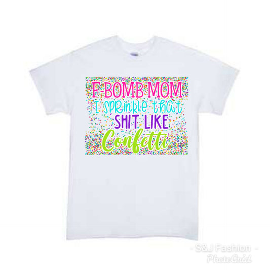 F Bomb Mom Ladies Shirt