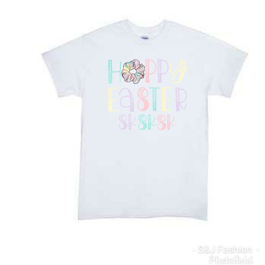 Easter Girls Shirts Hoppy Easter sksksk