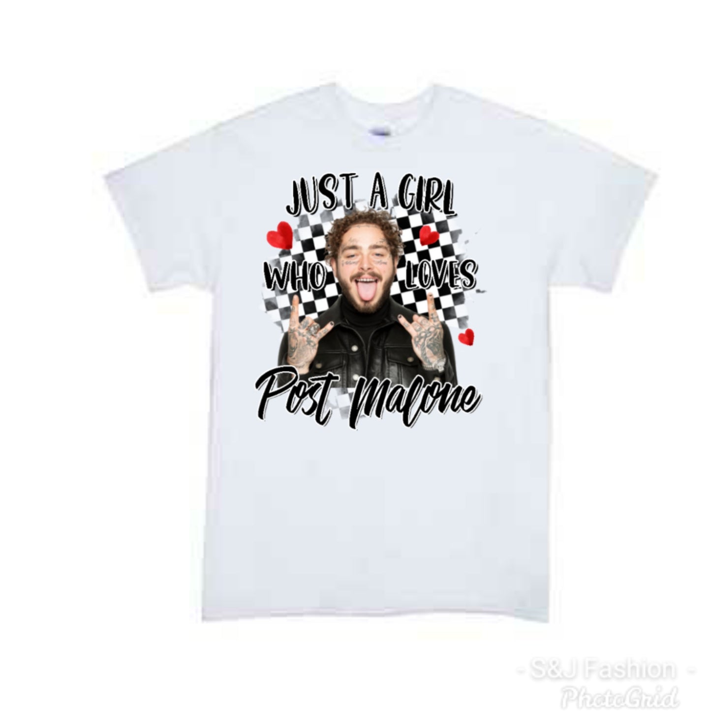 Just a girl who loves Post Malone Girls Shirt