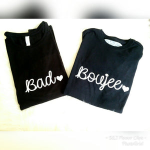 Bad and Boujee tees girls shirts Siblings