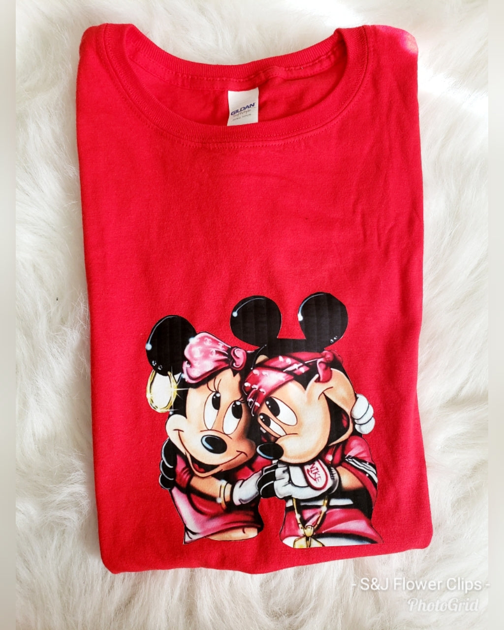 Mickey and Minnie Disney Girls Shirt