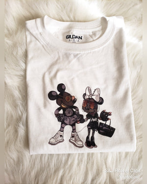 Mickey and Minnie Disney Girls Shirt