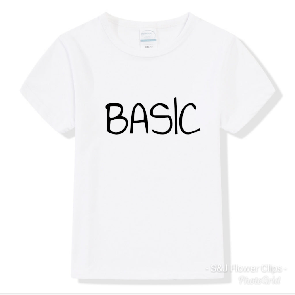 Basic Girls Shirt Boys Shirt