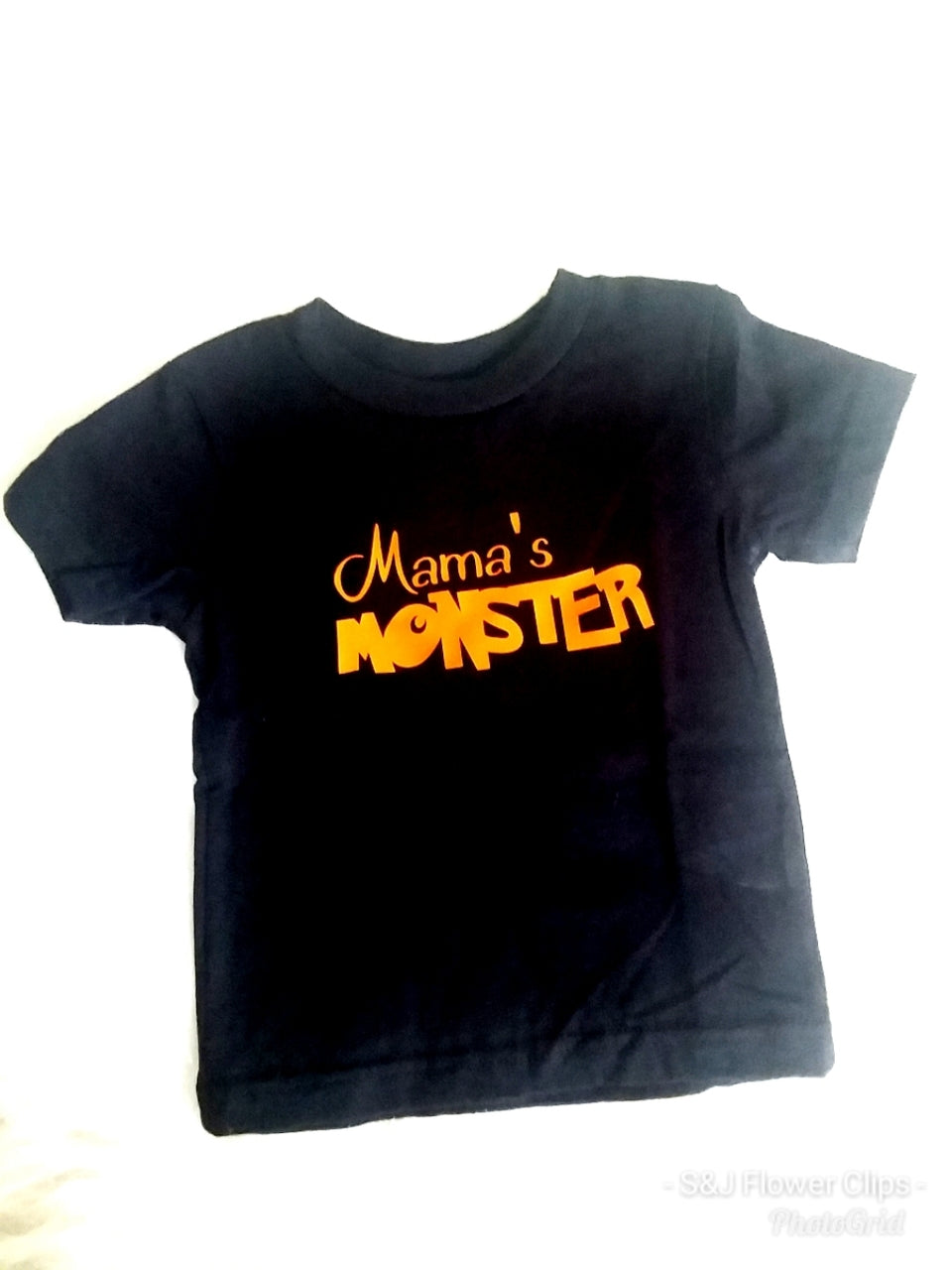 Mamas Monster Black Halloween Boys Shirt Girls Shirt