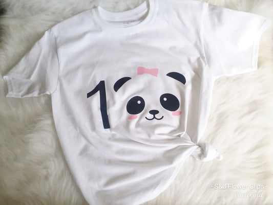 Panda Birthday Girls Shirt