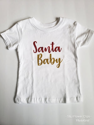 Santa Baby Christmas Girls Shirt