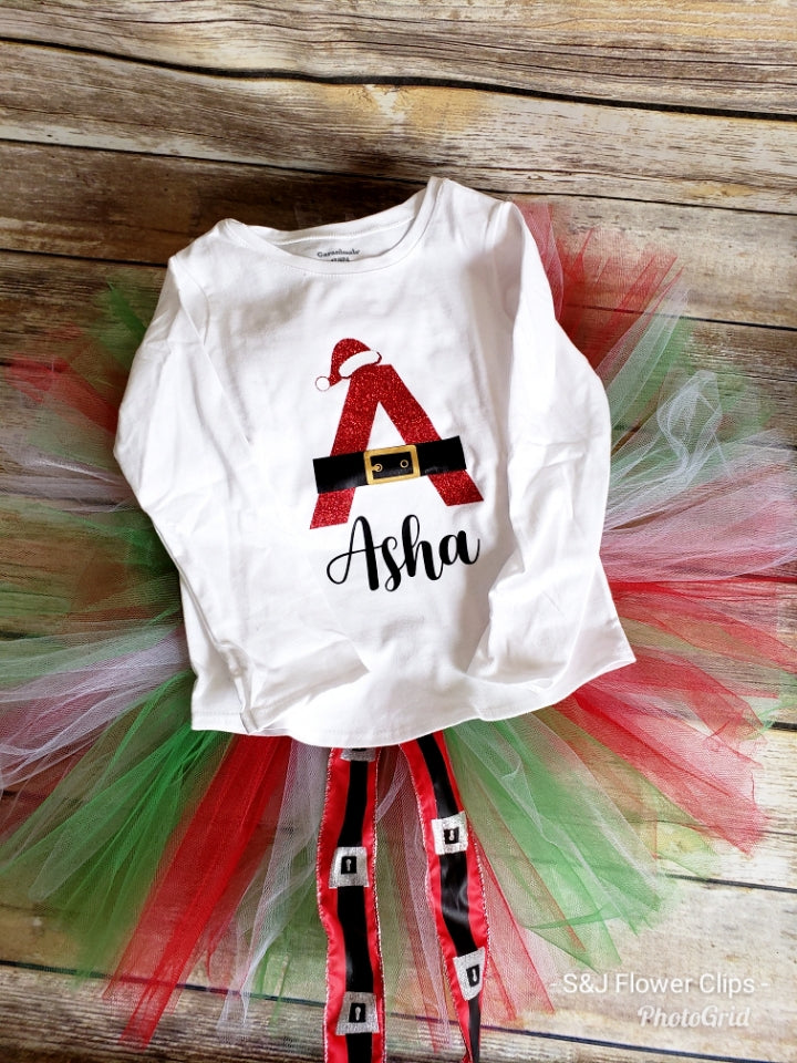 Personalized Christmas Tutu Outfit