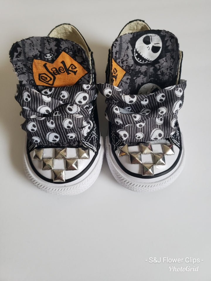 Jack Nightmare before Christmas Converse Shoes Halloween