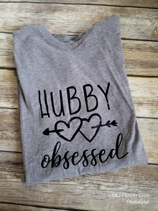 Hubby Obsessed Ladies Shirt