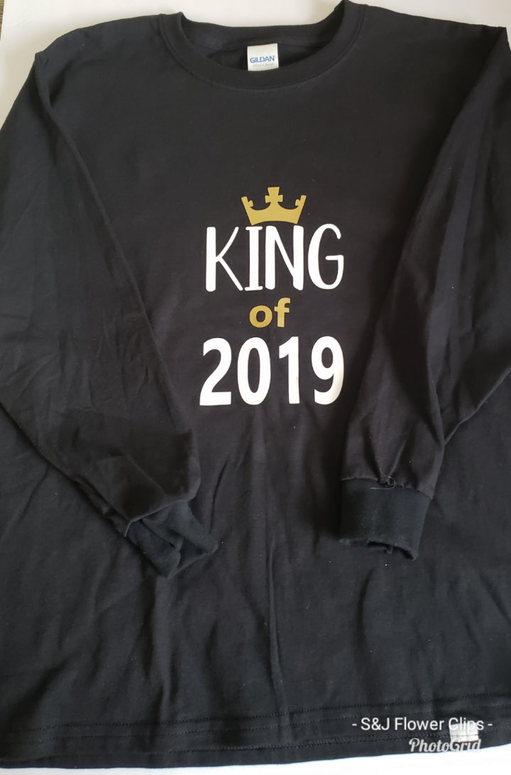 King of 2019 (Any Year) Boys Shirt