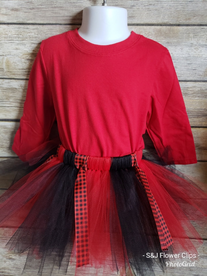 Buffalo Plaid Tutu Christmas