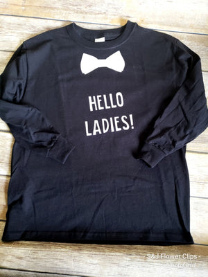 Hello Ladies Boys Shirt