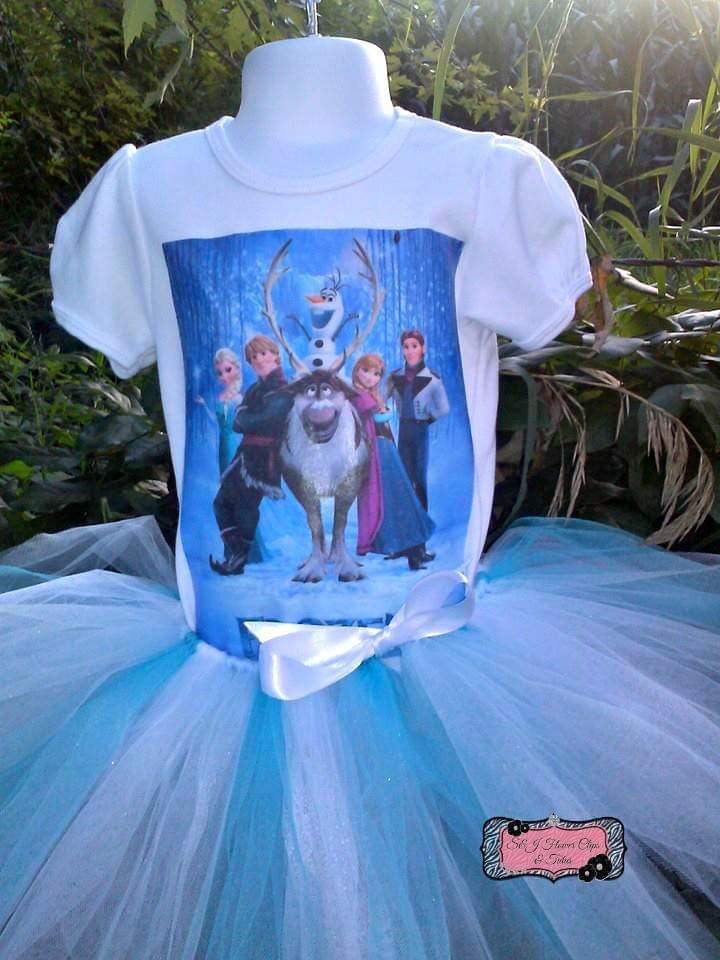 Frozen Birthday Tutu Outfit