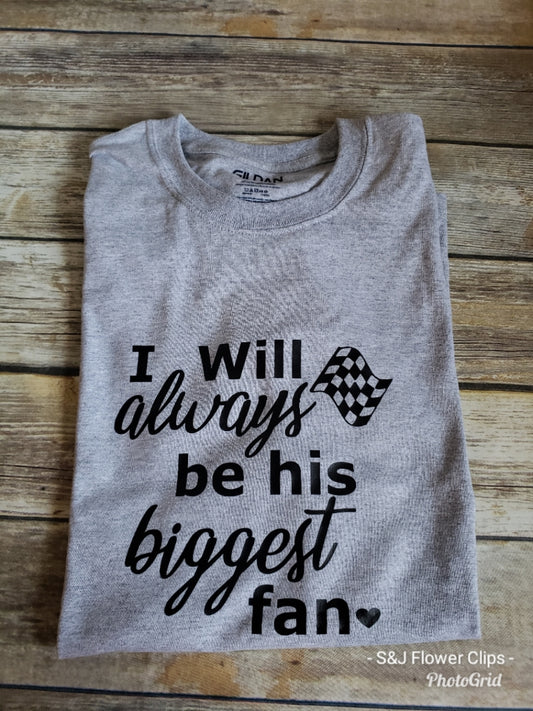 I will always be his biggest fan Ladies Shirt