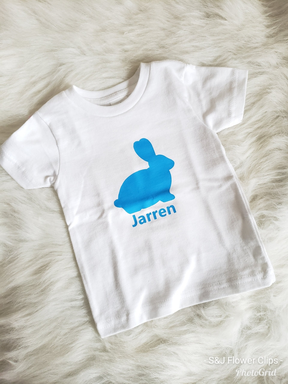 Personalized Easter Bunny Boys Shirt