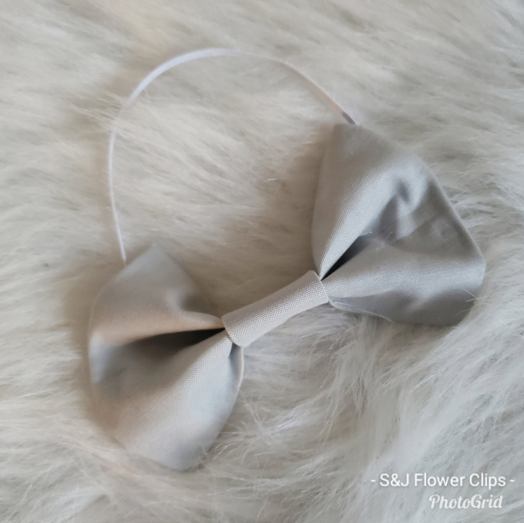 Boys Grey Bow Tie