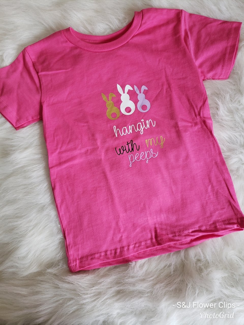 Hanging with my peeps Girls Shirt Easter